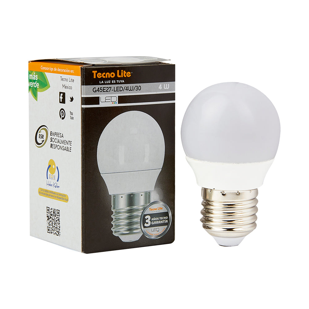 Lámpara LED  TECNO LITE G45E27-LED/4W/30