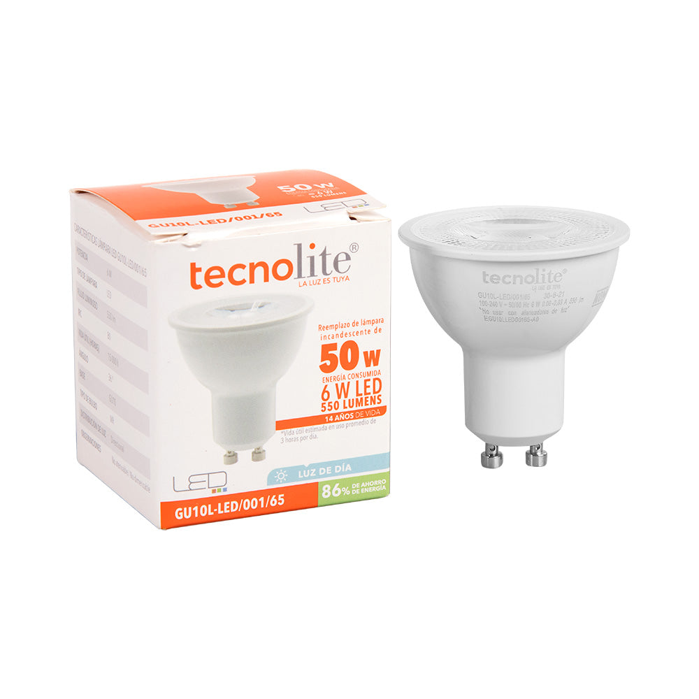 Lámpara Foco TECNO LITE GU10L-LED/001/65