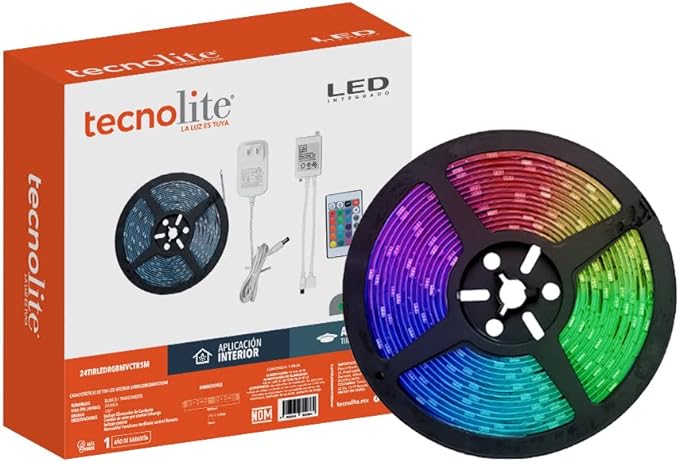 TIRA LED RGB CON CO TECNO LITE TL-RGB-CI