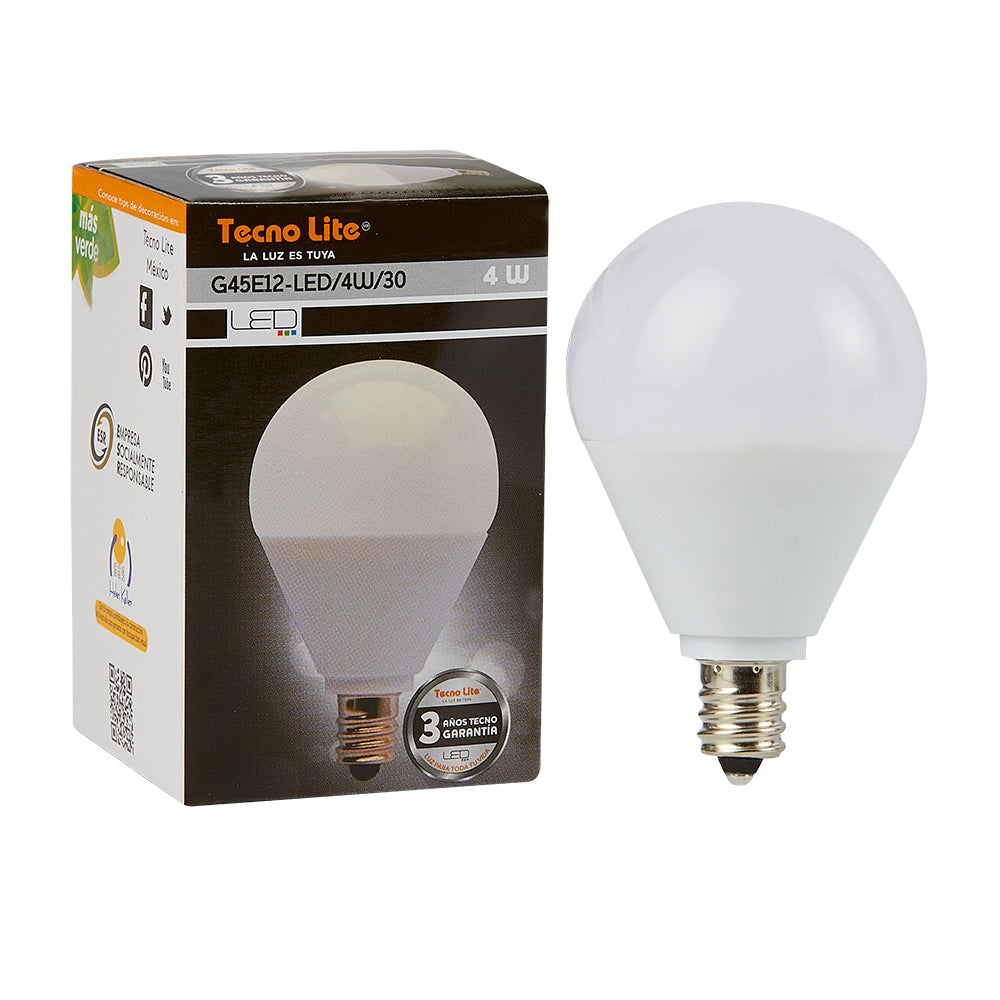 FOCO LED TIP TECNO LITE G45E12-LED/4W/30