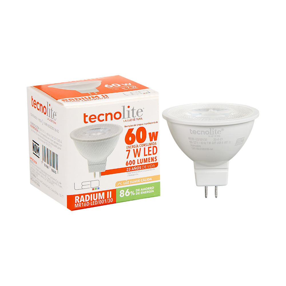 Lámpara LED  TECNO LITE MR16D-LED/001/30