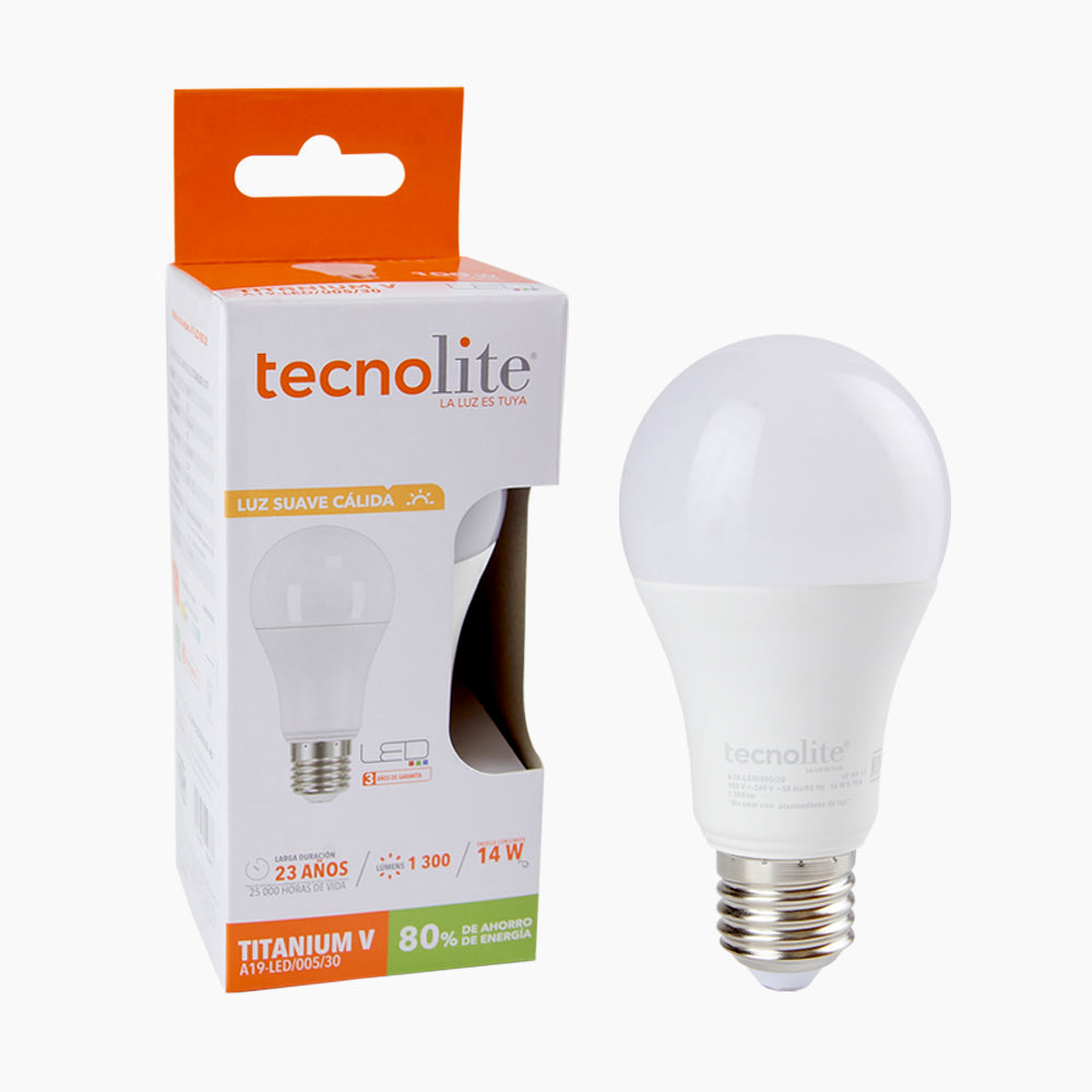 Lámpara LED A1 TECNO LITE A19-LED/005/30